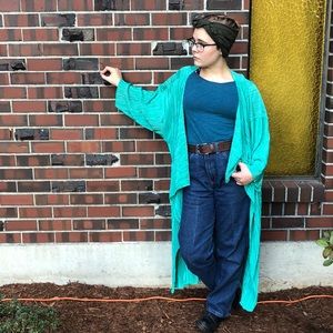 Accordion teal lularoe shrug